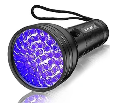 Vansky UV Flashlight Black Light, 51 LED Blacklight Pet Urine Detector for Dog/Cat Urine