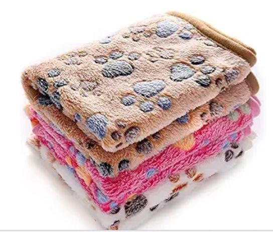 1 Pack 3 Blankets Super Soft Fluffy Premium Fleece Pet Blanket
