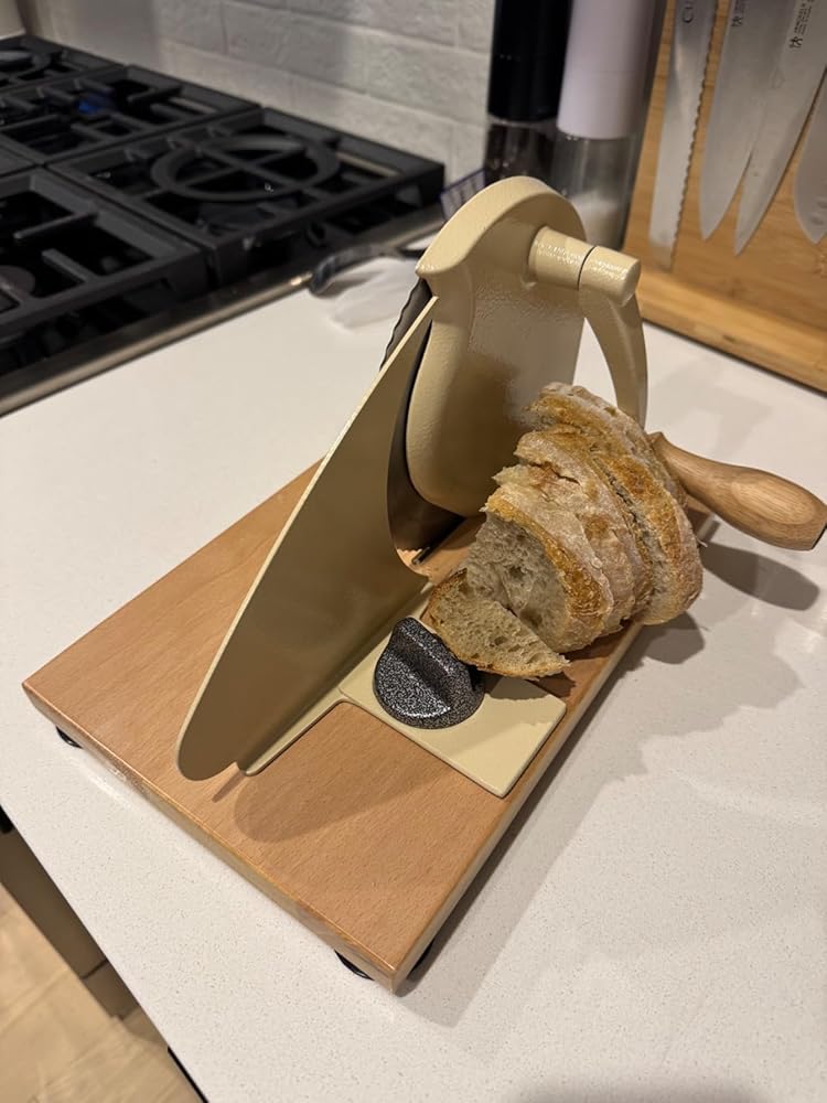 My New Favorite Kitchen Gadget: The Manual Bread Slicer That Actually Works!