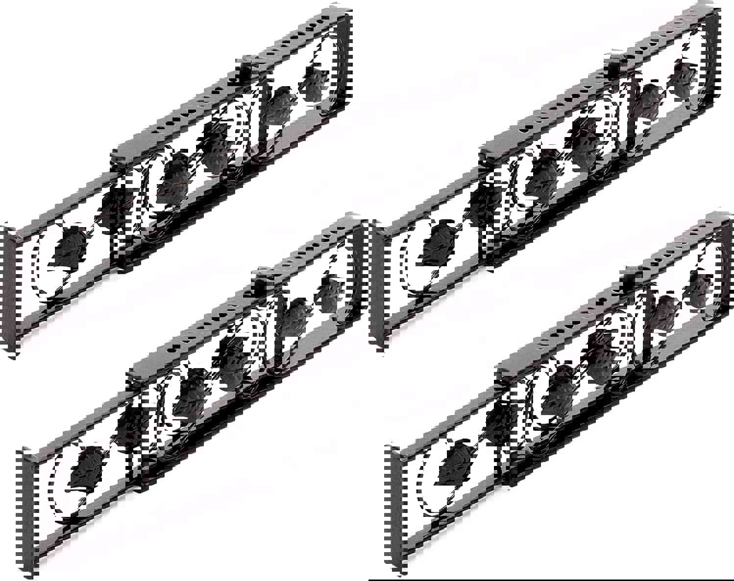 U.S. Patrol Keep Closed for Maximum Lock Ideal Stopper. Sliding Glass Window Security Bar. Adjustable Size. Set of 2, Black