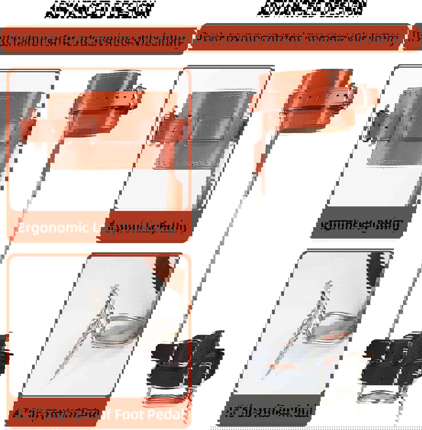 Tree Climbing Kit for Tree Work, Tree Climbing Gear and Equipment, Tree Climbing Spikes, Arborist Climbing Spurs