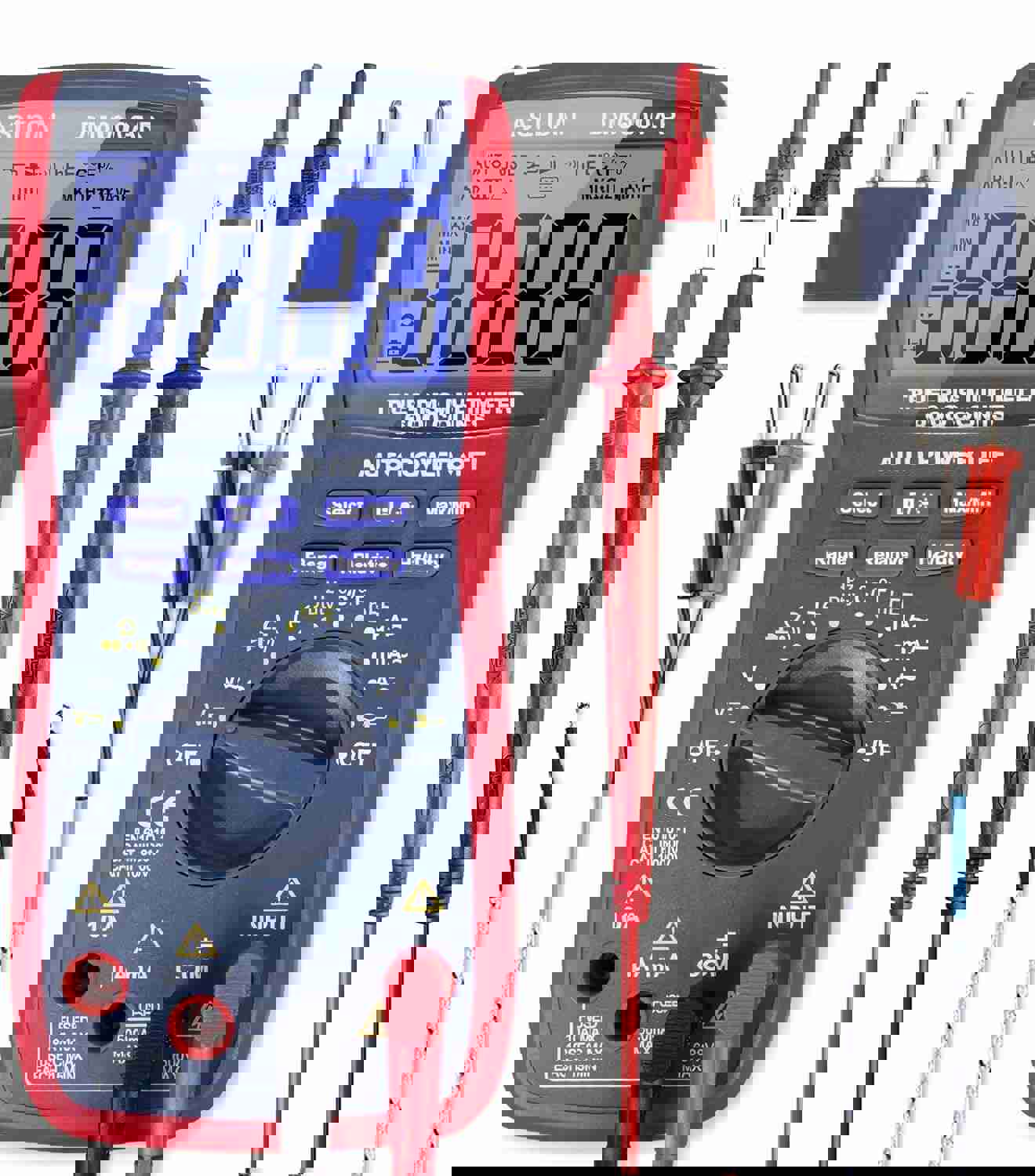 AstroAI Digital Multimeter and Analyzer TRMS 6000 Counts Volt Meter Ohmmeter Auto-Ranging Tester; Accurately Measures Voltage Current Resistance Diodes Continuity Duty-Cycle Capacitance Temperature