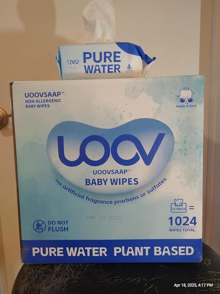 Pure Water Natural Baby Wipes Sensitive Organic Baby Wipes Water Based Unscented Hypoallergenic Wipes No Add Scents 64 Count | 384 Wipes (6 Pack x 64 Count Wipes)