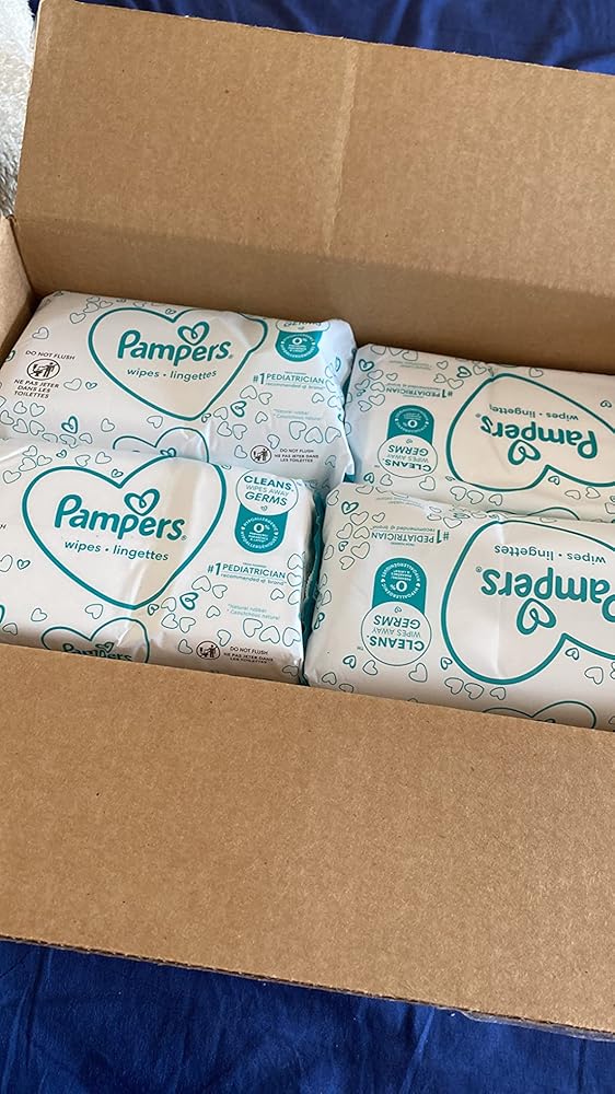 Pampers Baby Wipes Complete Clean Baby Fresh, Scented Baby Wipes, Gently Cleaning Wipes, 72 Baby Wipes Total (1 Flip-Top Packs)