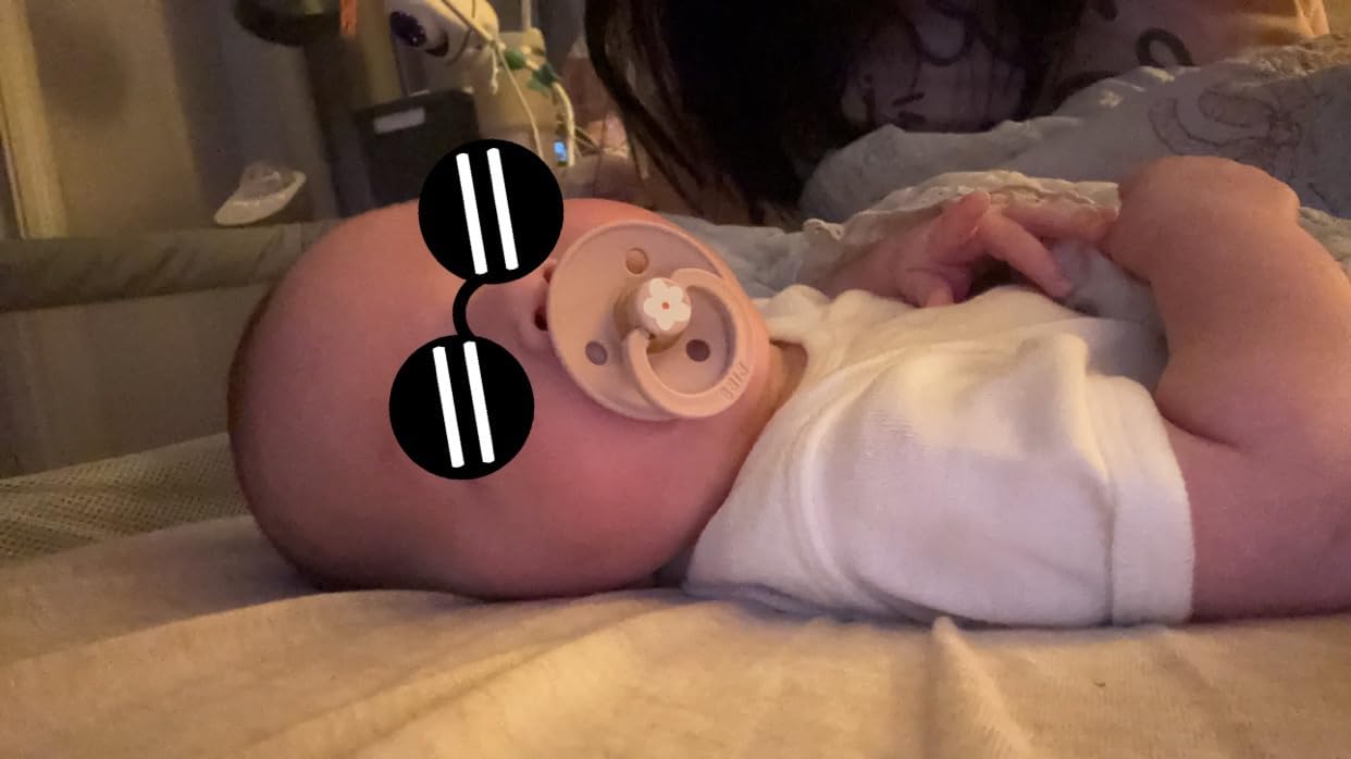 BIBS Pacifiers - Colour Studio 2 Pack | Round Nipple Baby Pacifier | BPA Free Natural Rubber Latex Soother | Made in Denmark | Size 0+ Months | Blush Mix