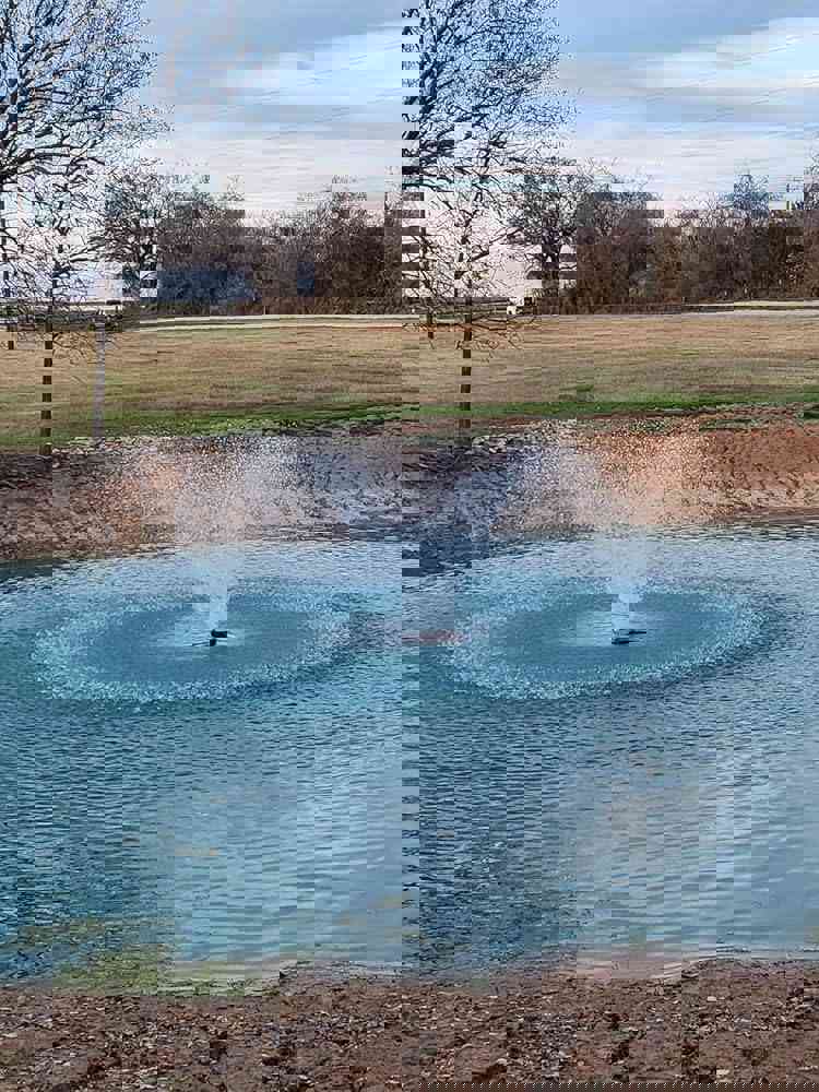 Crystal Blue Lake and Pond Dye - 1 Gallon - Royal Blue Color Treats up to 1 Acre - Clean, Clear &amp;amp; Crystal Blue Water - Environmentally Friendly Pond Dye