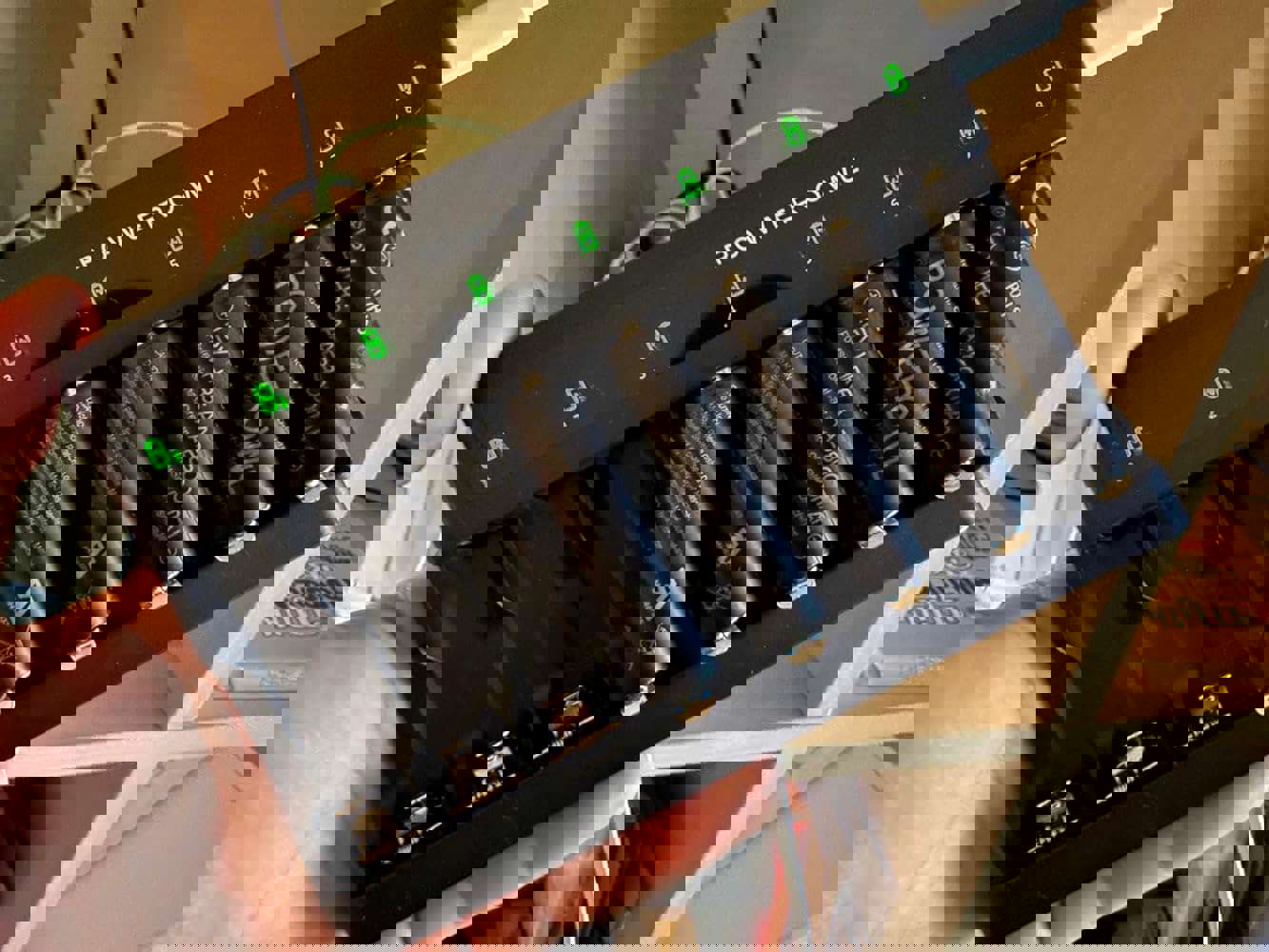 POWEROWL AA Batteries Rechargeable Kit, High Capacity 2800mAh 1200 Cycles 1.2V NiMH Double A Battery - 8 Count w/Charger