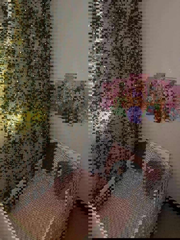 Joyreap 4 Piece Toddler Bedding Set- Purple Butterflies Flowers Patchwork Toddler Comforter Set, Includes Quilted Comforter, Fitted Sheet, Top Sheet, and Pillow Case