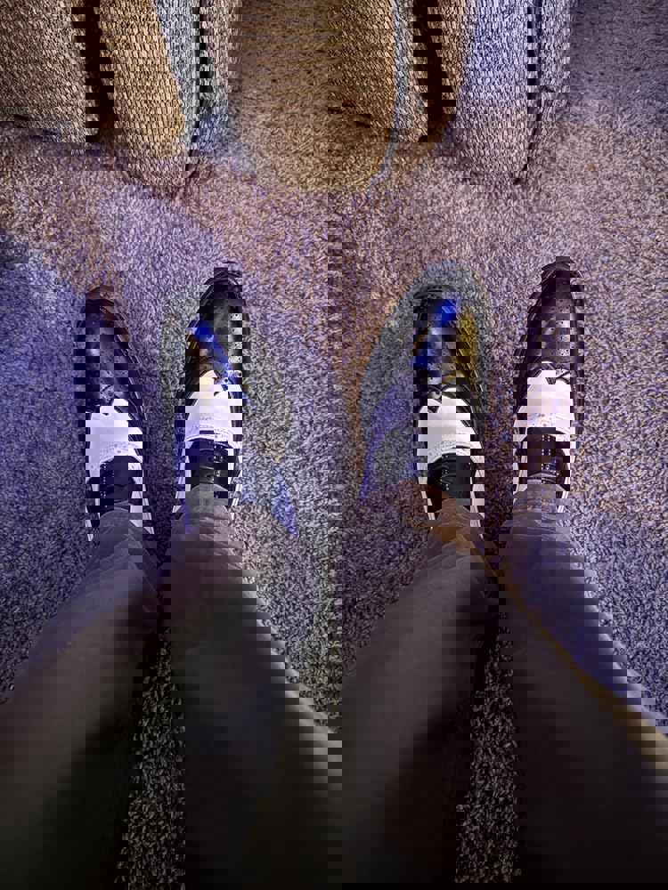 HuitJours Men Brogues Wingtip Lace up Classic Black Dress Shoes Derby Gatsby Prom Fashion Oxford