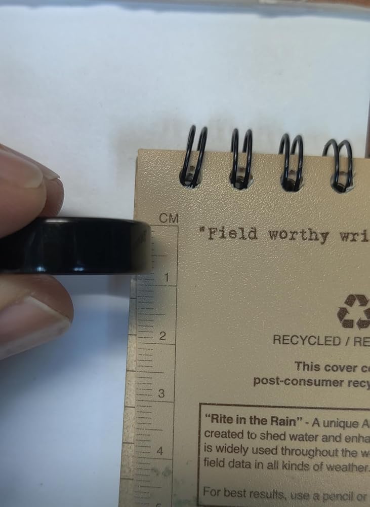 Smart Ring Health Tracker, Anillo Inteligente para Hombre, Health Rings for Men &amp;amp; Women, Waterproof Fitness Tracker (Black, 13#)