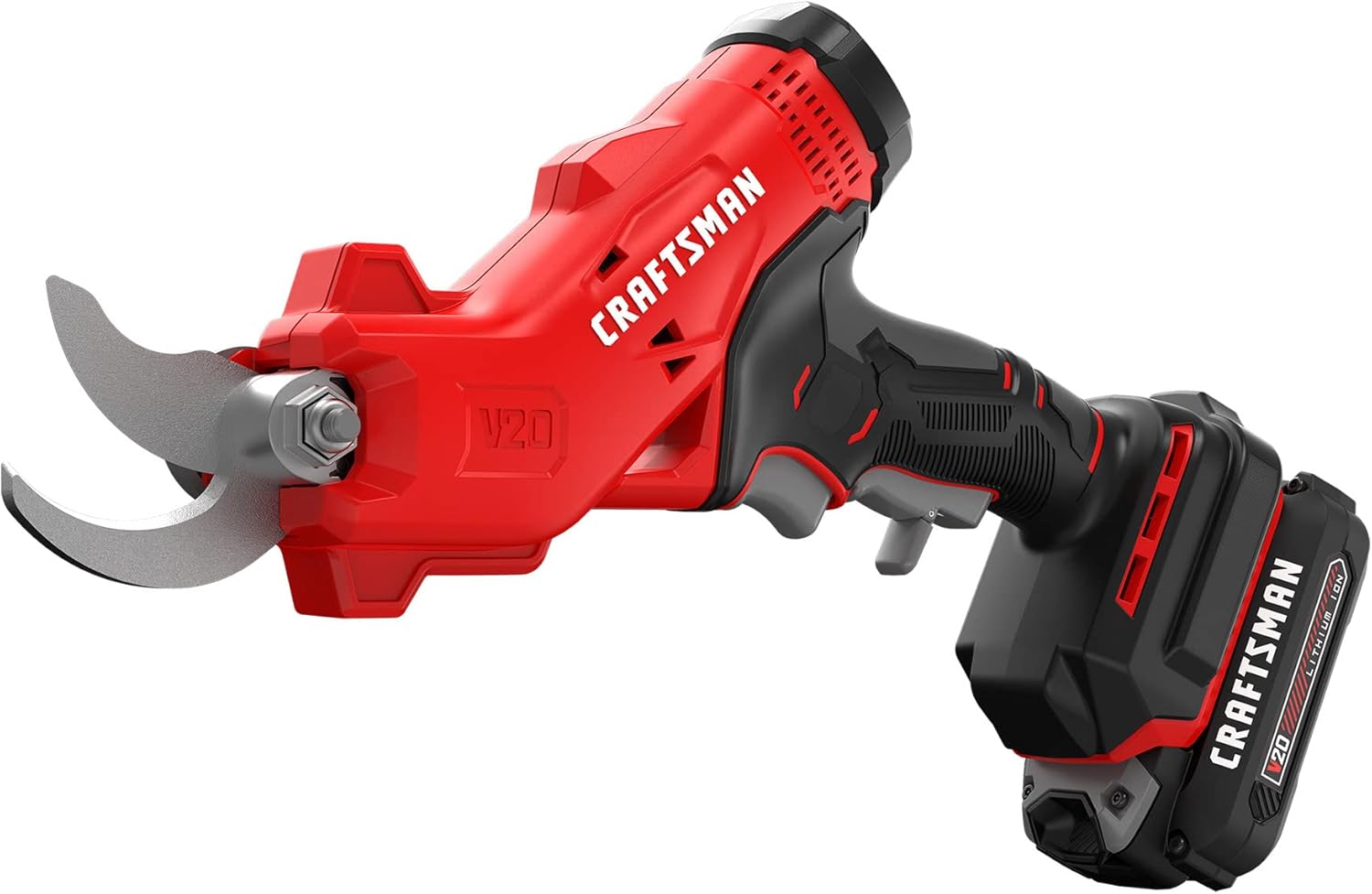 CRAFTSMAN 20V MAX Cordless Electric Pruner, Battery &amp;amp; Charger Included (CMCPR320C1)