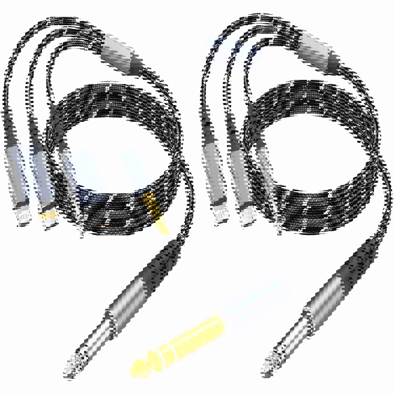 Lightning to 1/4 TRS Audio Stereo Cable, 3 in 1 to 1/4 Male Aux Audio Cord Compatible with iPad, iPhone 13 Pro for Amplifier, Mixer, Home Theater, Speaker ect