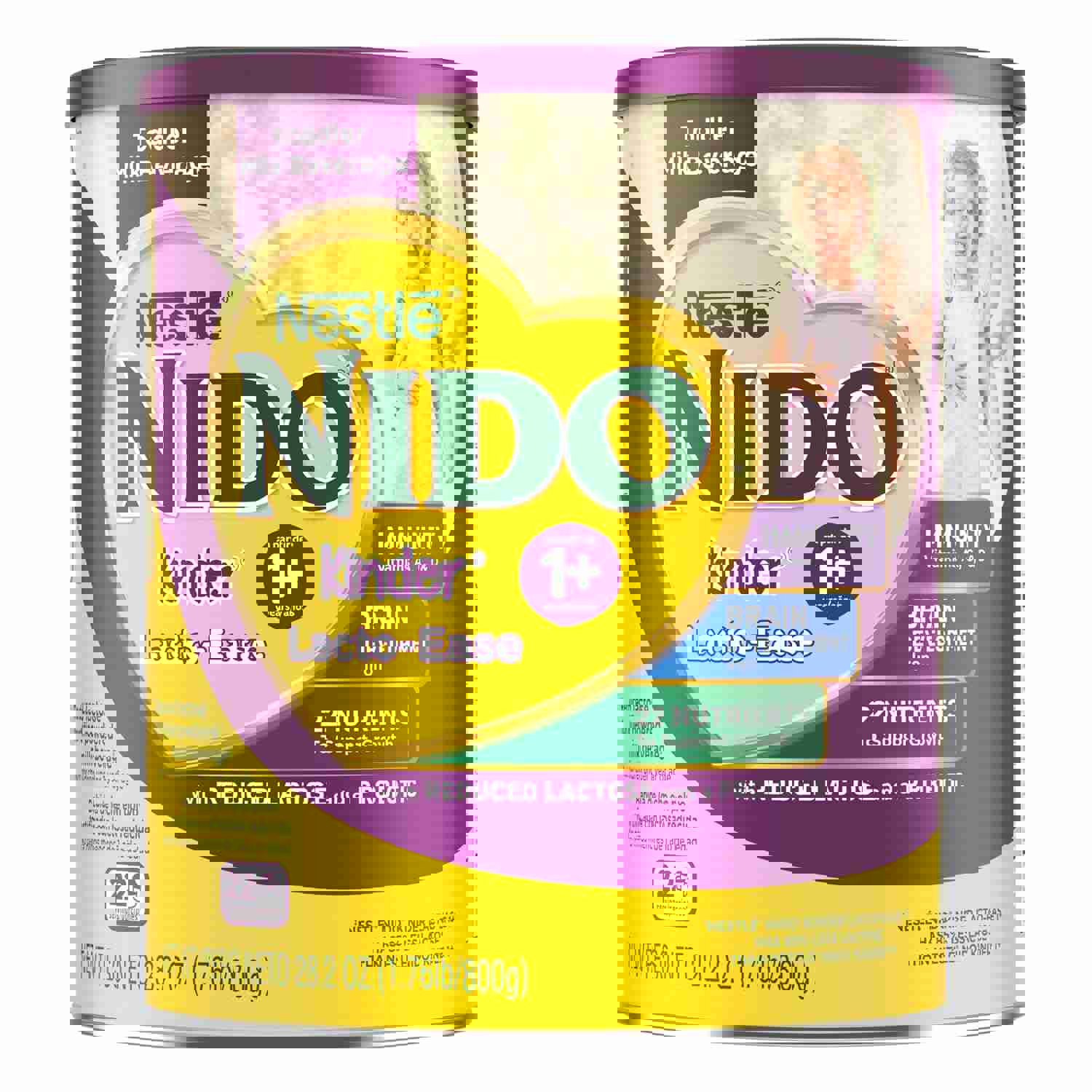 Nestle NIDO Lacto-Ease Toddler Powdered Milk Beverage - 28.2 Oz Canister - Toddler Drink Mix