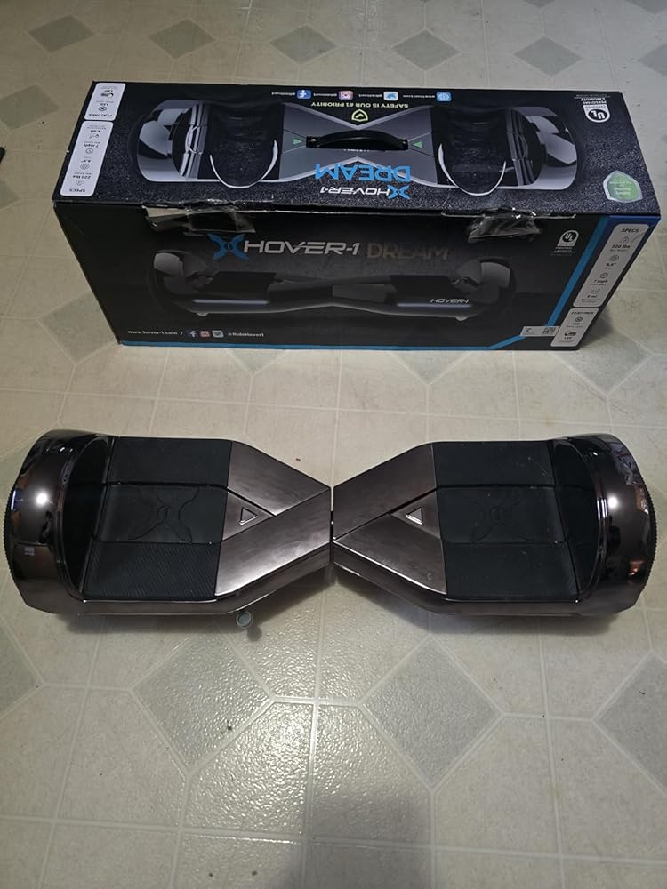 Hover-1 Dream Electric Hoverboard | 7MPH Top Speed, 6 Mile Range, Long Lasting Lithium-Ion Battery, 5HR Full Charge, Rider Modes: Beginner to Expert