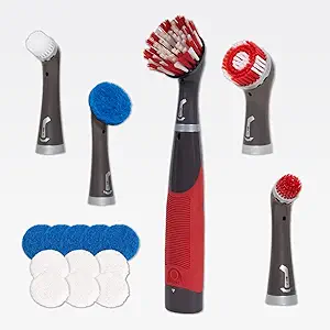 Recommend this rubbermaid reveal power scrubber 18-piece kit at Amazon