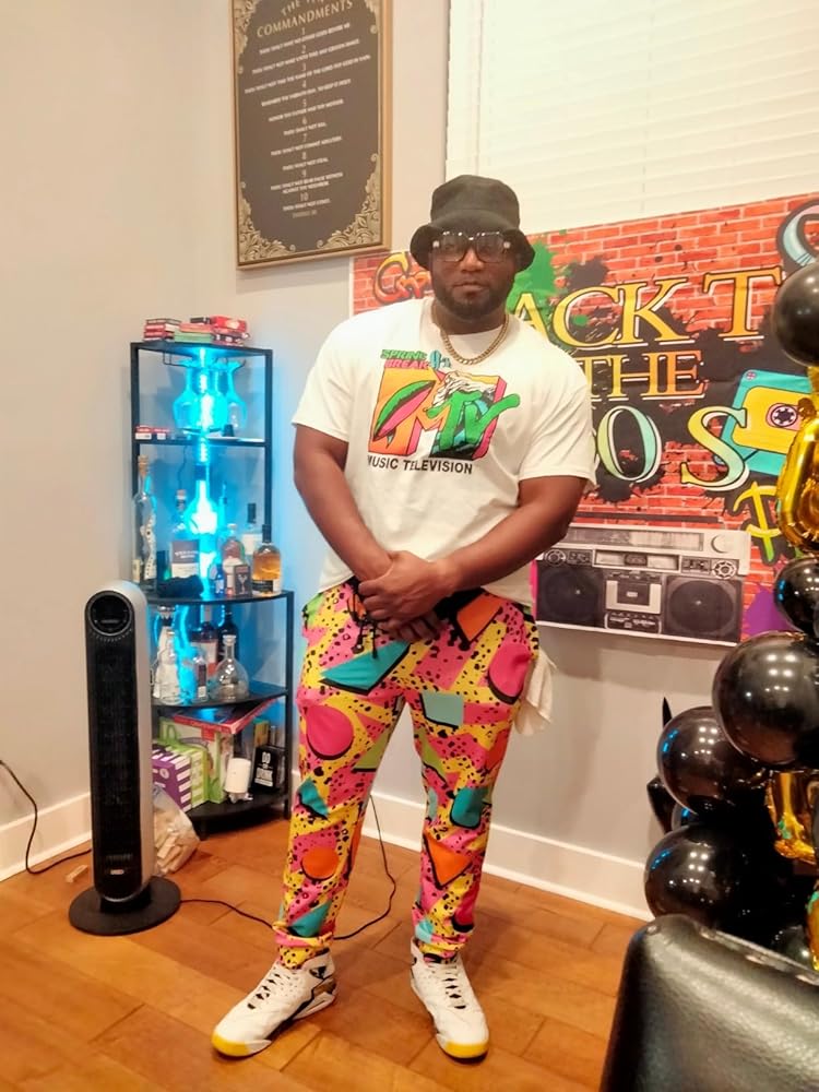 Retro Vibes: Men's 80s 90s Sweatpants Review